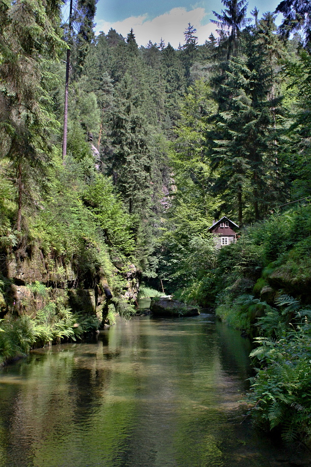 České Švýcarsko, Tichá soutěska