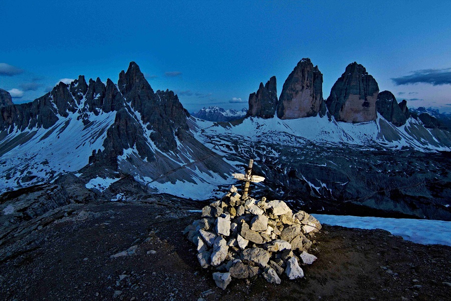 Dolomity, Tre Cime di Lavaredo,Monte Paterno