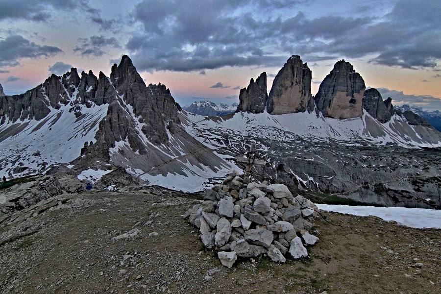 Dolomity, Tre Cime di Lavaredo,Monte Paterno