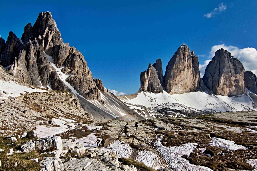 Dolomity, Tre Cime di Lavaredo,Monte Paterno