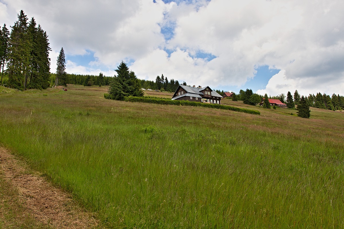 Krkonoše, Šímovy chalupy,j.svah Jelení h.