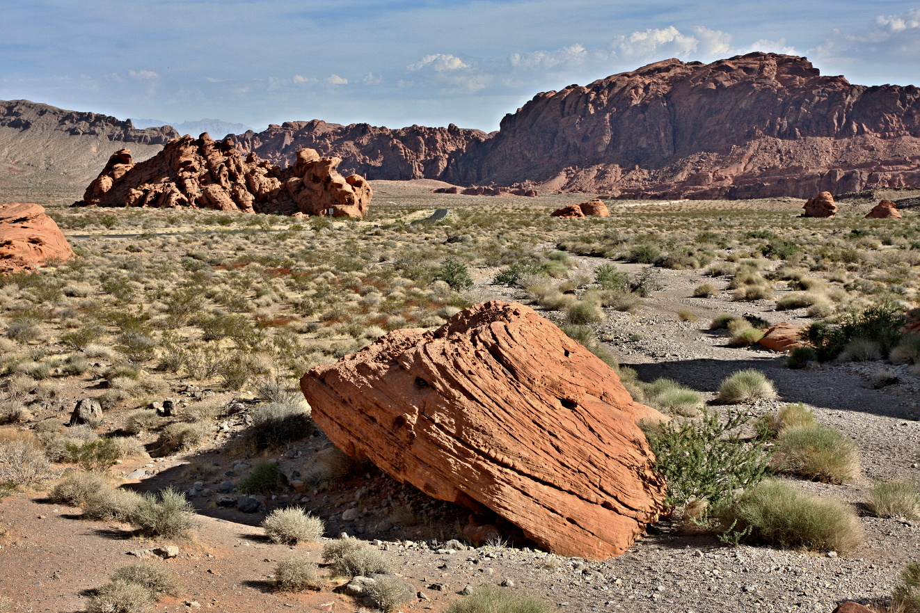 Nevada,Údolí ohňů