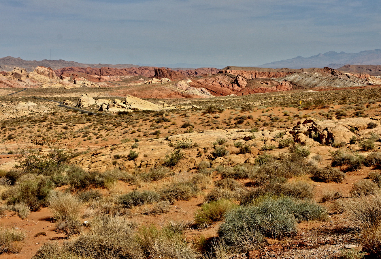 Nevada,Údolí ohňů