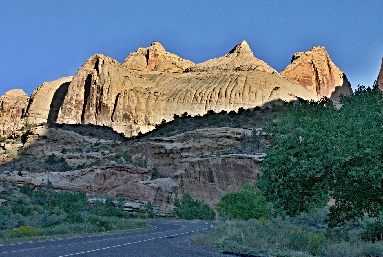 před nár. park Capitol Reef