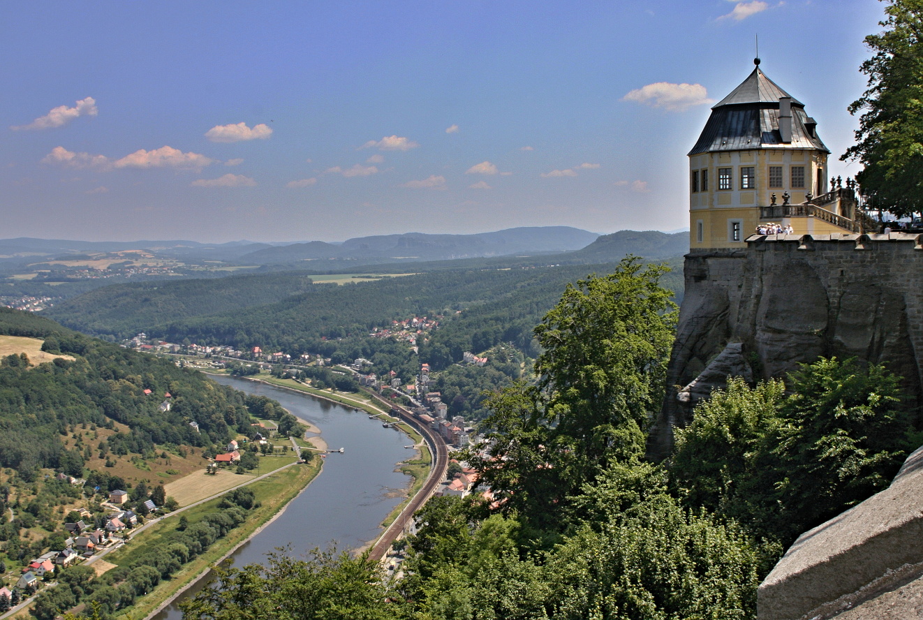 Sasko,Z pevnosti Königstein