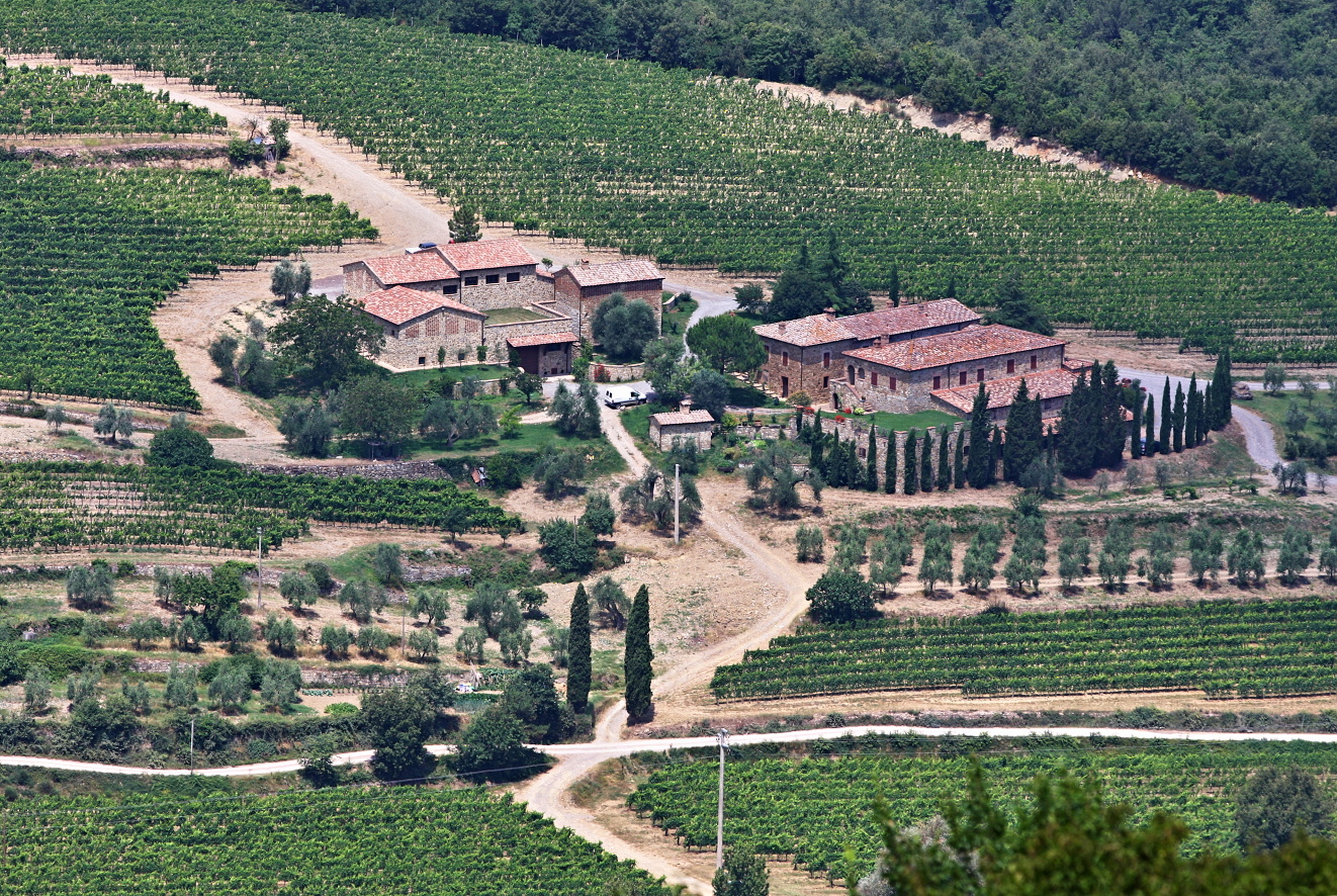 Toskánsko, Montalcino, výhledy