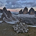 Dolomity, Tre Cime di Lavaredo,Monte Paterno