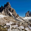 Dolomity, Tre Cime di Lavaredo,Monte Paterno